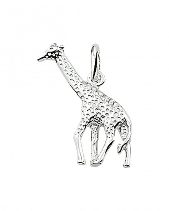 ZILVEREN HANGER GIRAFFE 3D 16X20MM - 79549 - 1021709