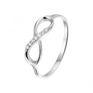 ZILVEREN RING INFINITIE MET ZIRKONIA'S MT47 - 67866 - 1319038-MT47