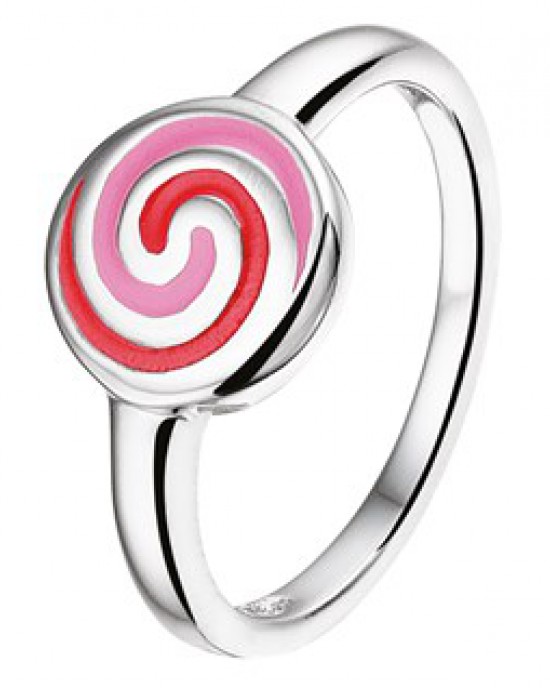 ZILVEREN RING SWIRL ROSE MT44 - 73384 - 1325940-MT44