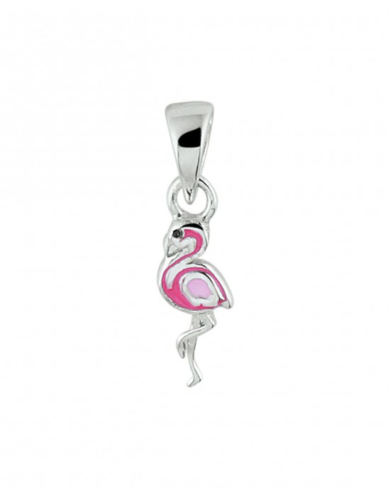 ZILVEREN HANGER FLAMINGO ROSE - 79733 - 1328939