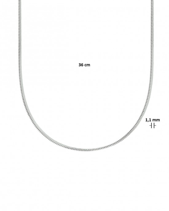 ZILVEREN COLLIER GOURMET 1.1MM 36CM - 81942 - 1333553-36CM