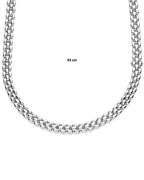 ZILVEREN COLLIER PANTER 6.9MM 43CM - 83411 - 1333943-43CM