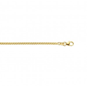 FJORY GOUDEN COLLIER GOURMET MET ZILVEREN KERN 1.6MM 45CM - 82577 - 40-G01,645-45CM