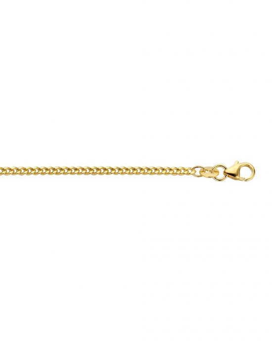 FJORY GOUDEN COLLIER GOURMET MET ZILVEREN KERN 1.6MM 45CM - 82577 - 40-G01,645-45CM