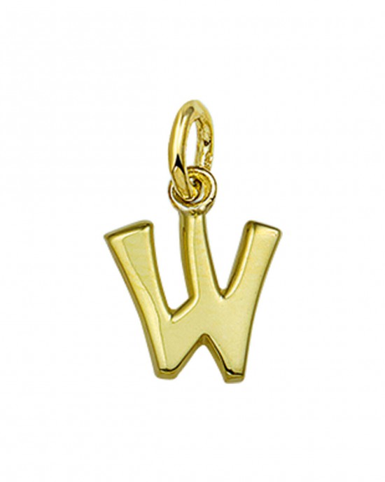 GOUDEN HANGER LETTER W 10X12MM - 81863 - 4018446