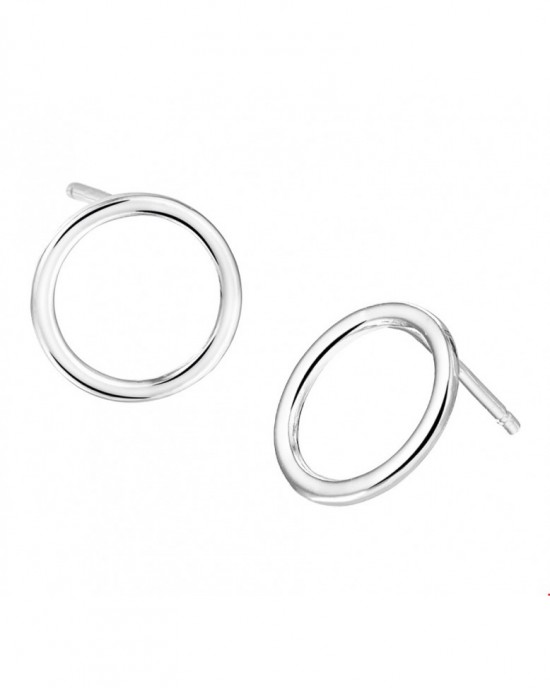 ZILVEREN OORSTEKER RING 11MM - 72487 - 1324178