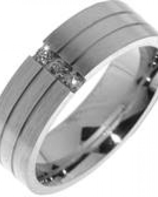 ZILVEREN MERCI-DUET RING MET ZIRKONIA MT55 - 63150 - V2Z-MT55