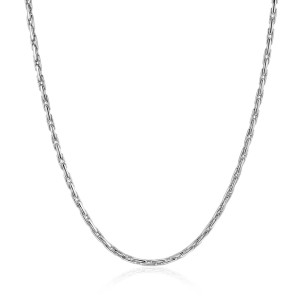 ZINZI ZILVEREN COLLIER, ROND GESLEPEN ANKER 2.3MM 43-45CM (ook als set leverbaar) - 83330 - ZIC2648